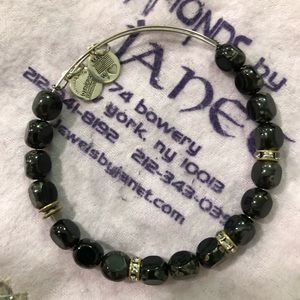 Alex and Ani beaded black bracelet